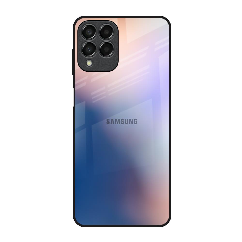 Blue Mauve Gradient Samsung Galaxy M33 5G Glass Back Cover Online