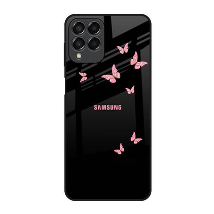Fly Butterfly Samsung Galaxy M33 5G Glass Back Cover Online
