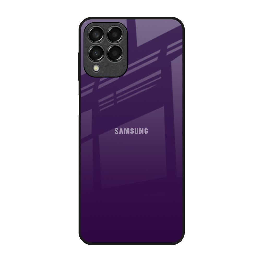 Dark Purple Samsung Galaxy M33 5G Glass Back Cover Online