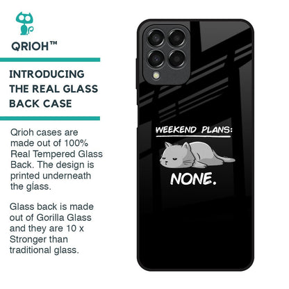 Weekend Plans Glass Case for Samsung Galaxy M33 5G