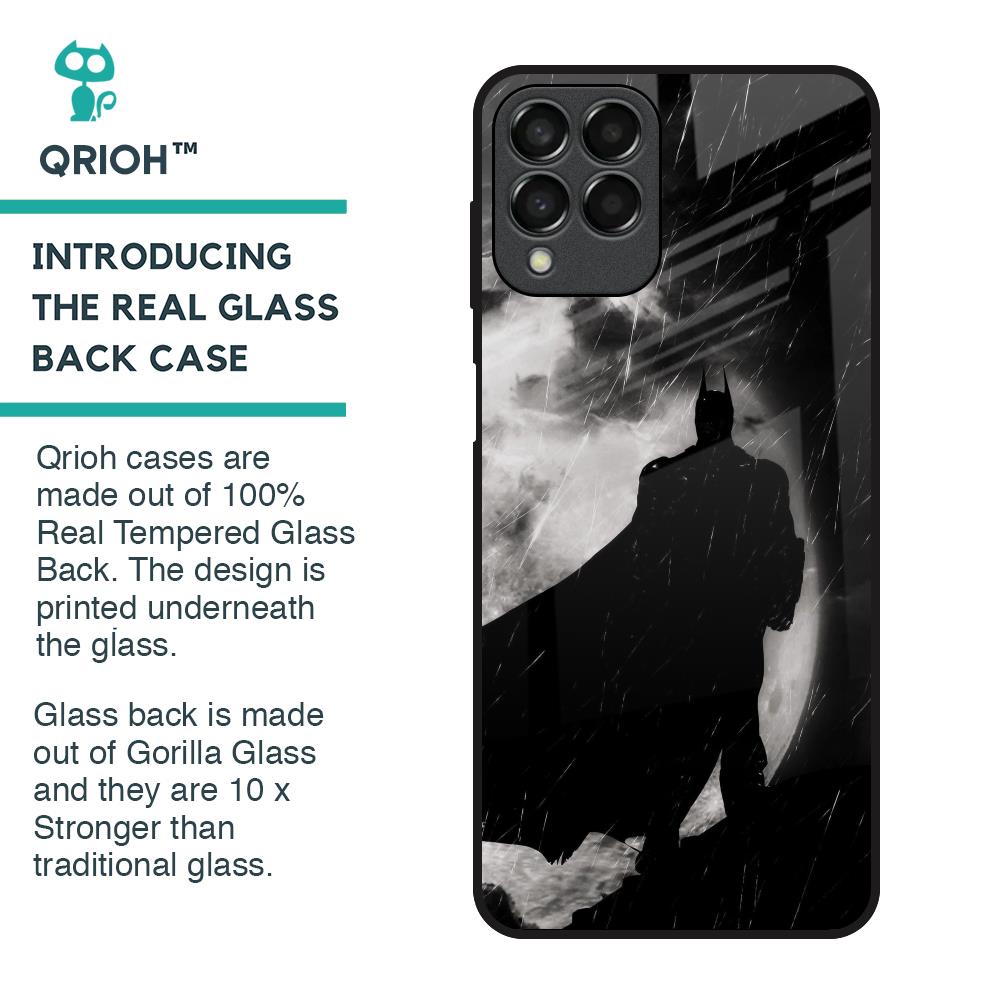 Dark Warrior Hero Glass Case for Samsung Galaxy M33 5G