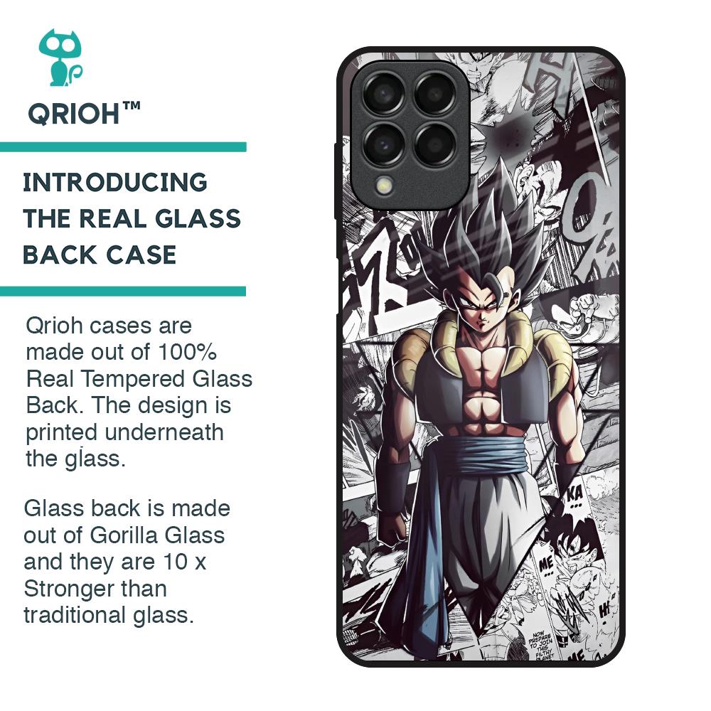 Dragon Anime Art Glass Case for Samsung Galaxy M33 5G