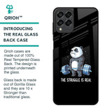 Real Struggle Glass Case for Samsung Galaxy M33 5G