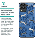 Blue Cheetah Glass Case for Samsung Galaxy M33 5G
