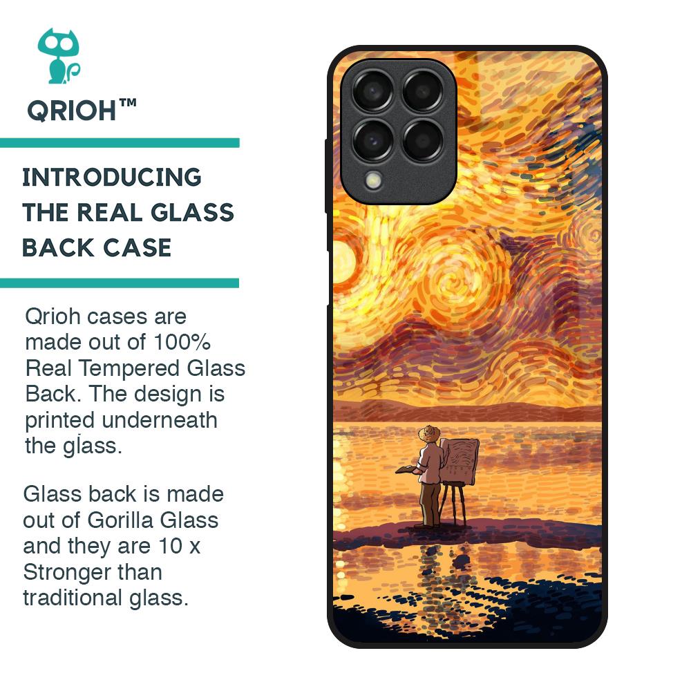 Sunset Vincent Glass Case for Samsung Galaxy M33 5G