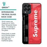 Supreme Ticket Glass Case for Samsung Galaxy M33 5G