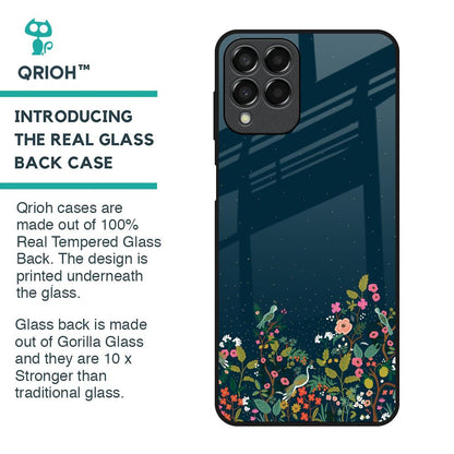 Small Garden Glass Case For Samsung Galaxy M33 5G