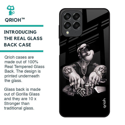 Gambling Problem Glass Case For Samsung Galaxy M33 5G