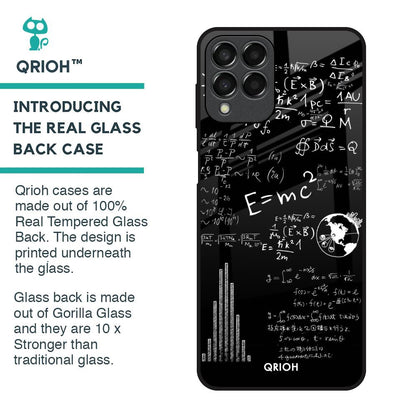 Funny Math Glass Case for Samsung Galaxy M33 5G