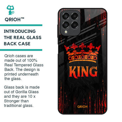 Royal King Glass Case for Samsung Galaxy M33 5G