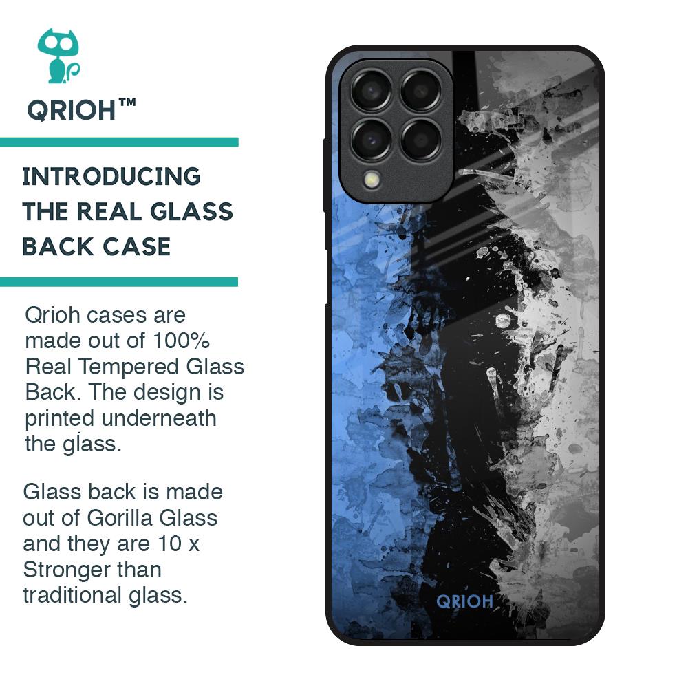 Dark Grunge Glass Case for Samsung Galaxy M33 5G