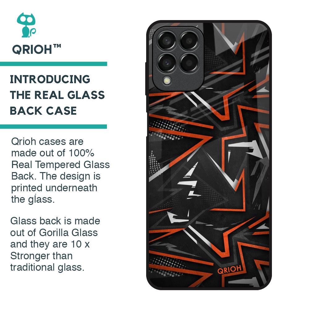 Vector Art Glass Case for Samsung Galaxy M33 5G