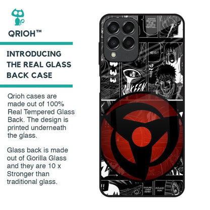 Sharingan Glass Case for Samsung Galaxy M33 5G