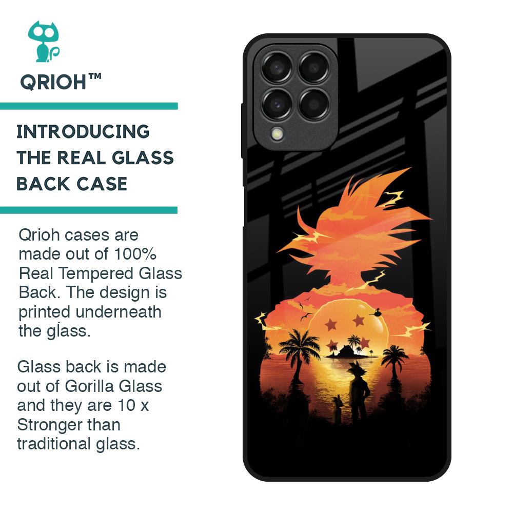 Japanese Paradise Glass Case for Samsung Galaxy M33 5G