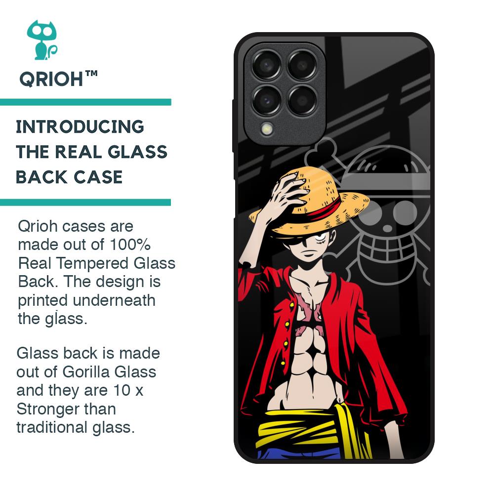 Hat Crew Glass Case for Samsung Galaxy M33 5G