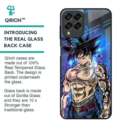 Branded Anime Glass Case for Samsung Galaxy M33 5G