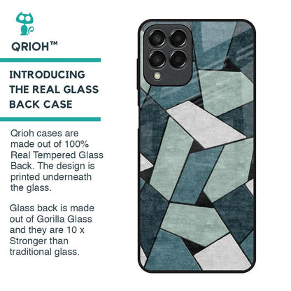 Abstact Tiles Glass Case for Samsung Galaxy M33 5G
