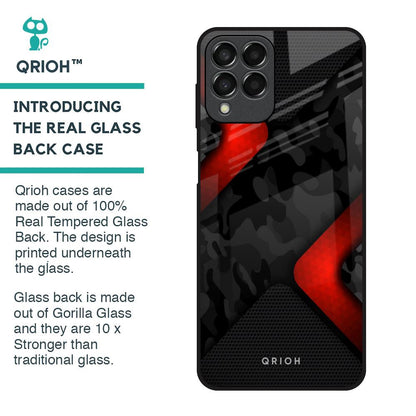 Modern Camo Abstract Glass Case for Samsung Galaxy M33 5G