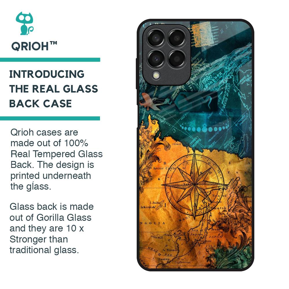 Architecture Map Glass Case for Samsung Galaxy M33 5G