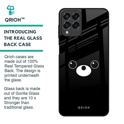 Cute Bear Glass Case for Samsung Galaxy M33 5G