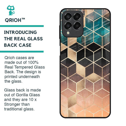 Bronze Texture Glass Case for Samsung Galaxy M33 5G