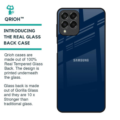 Royal Navy Glass Case for Samsung Galaxy M33 5G