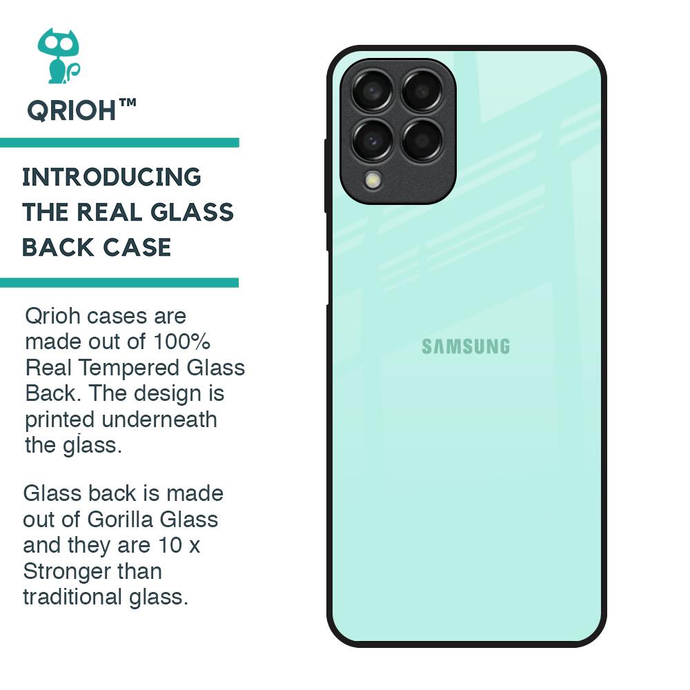 Teal Glass Case for Samsung Galaxy M33 5G