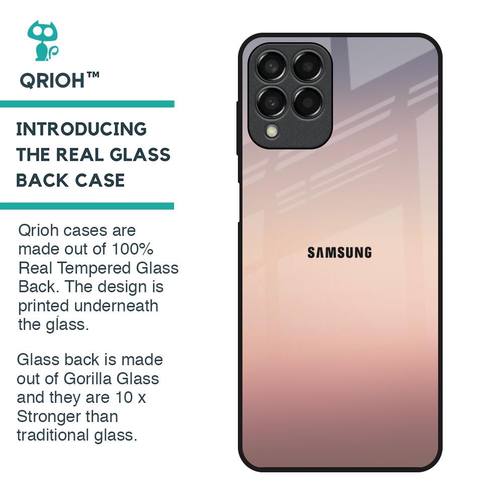 Golden Mauve Glass Case for Samsung Galaxy M33 5G