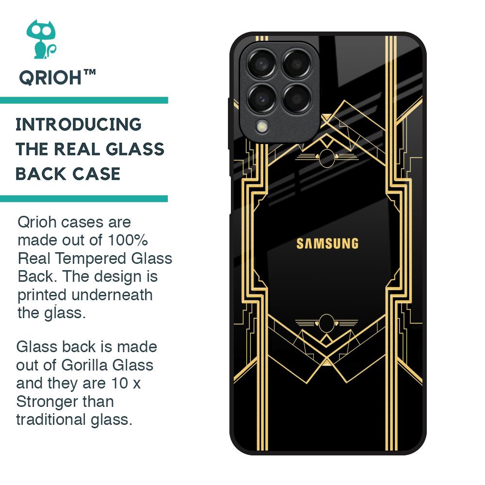 Sacred Logo Glass Case for Samsung Galaxy M33 5G
