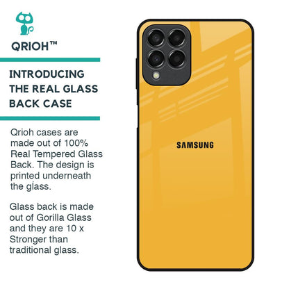 Fluorescent Yellow Glass case for Samsung Galaxy M33 5G