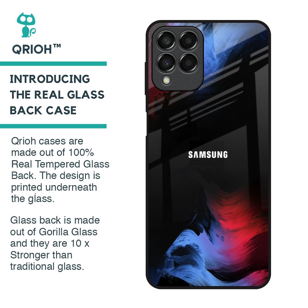 Fine Art Wave Glass Case for Samsung Galaxy M33 5G