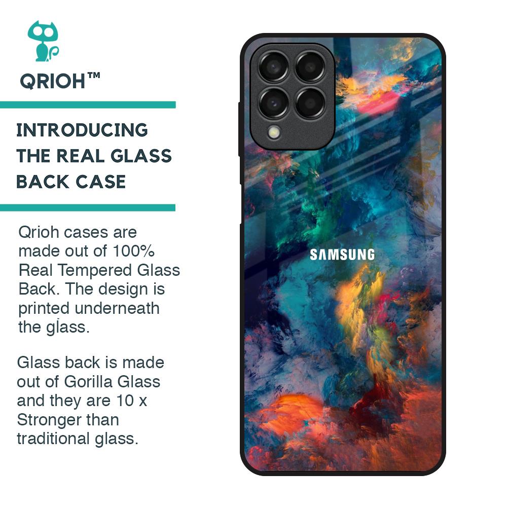 Colored Storm Glass Case for Samsung Galaxy M33 5G