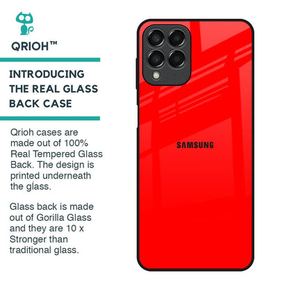 Blood Red Glass Case for Samsung Galaxy M33 5G