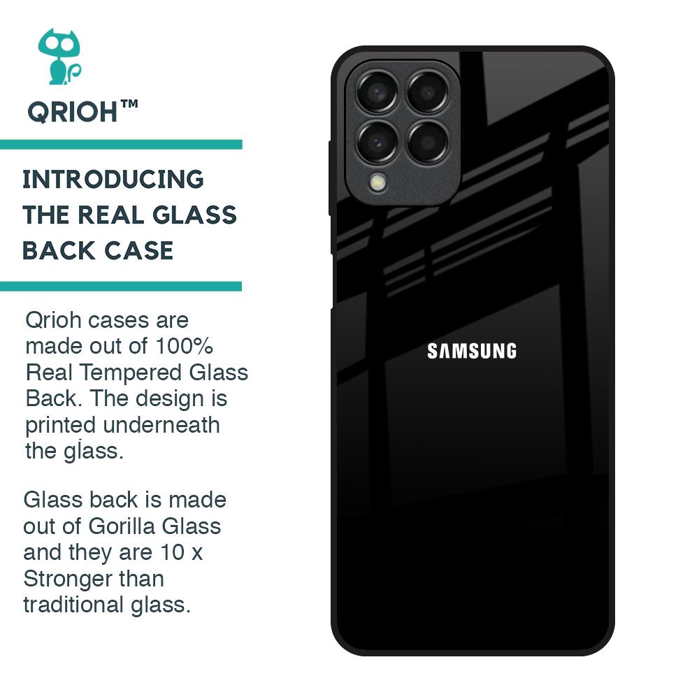 Jet Black Glass Case for Samsung Galaxy M33 5G