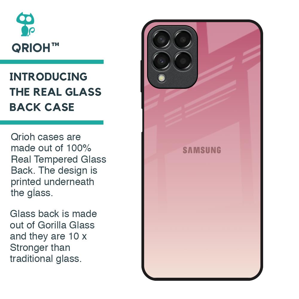 Blooming Pink Glass Case for Samsung Galaxy M33 5G
