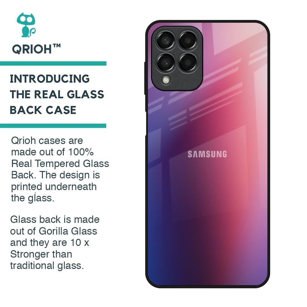 Multi Shaded Gradient Glass Case for Samsung Galaxy M33 5G
