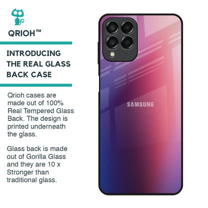 Multi Shaded Gradient Glass Case for Samsung Galaxy M33 5G