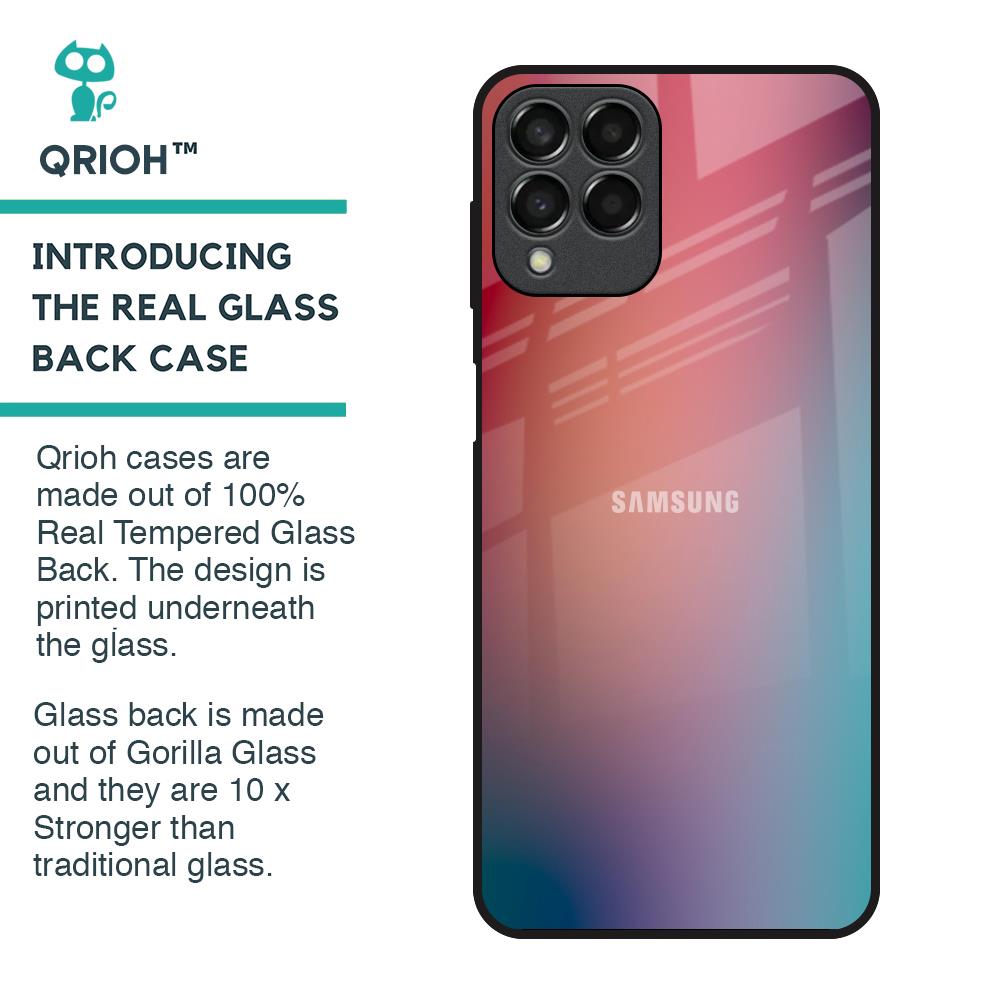 Dusty Multi Gradient Glass Case for Samsung Galaxy M33 5G