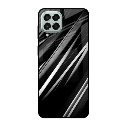 Black & Grey Gradient Samsung Galaxy M33 5G Glass Cases & Covers Online