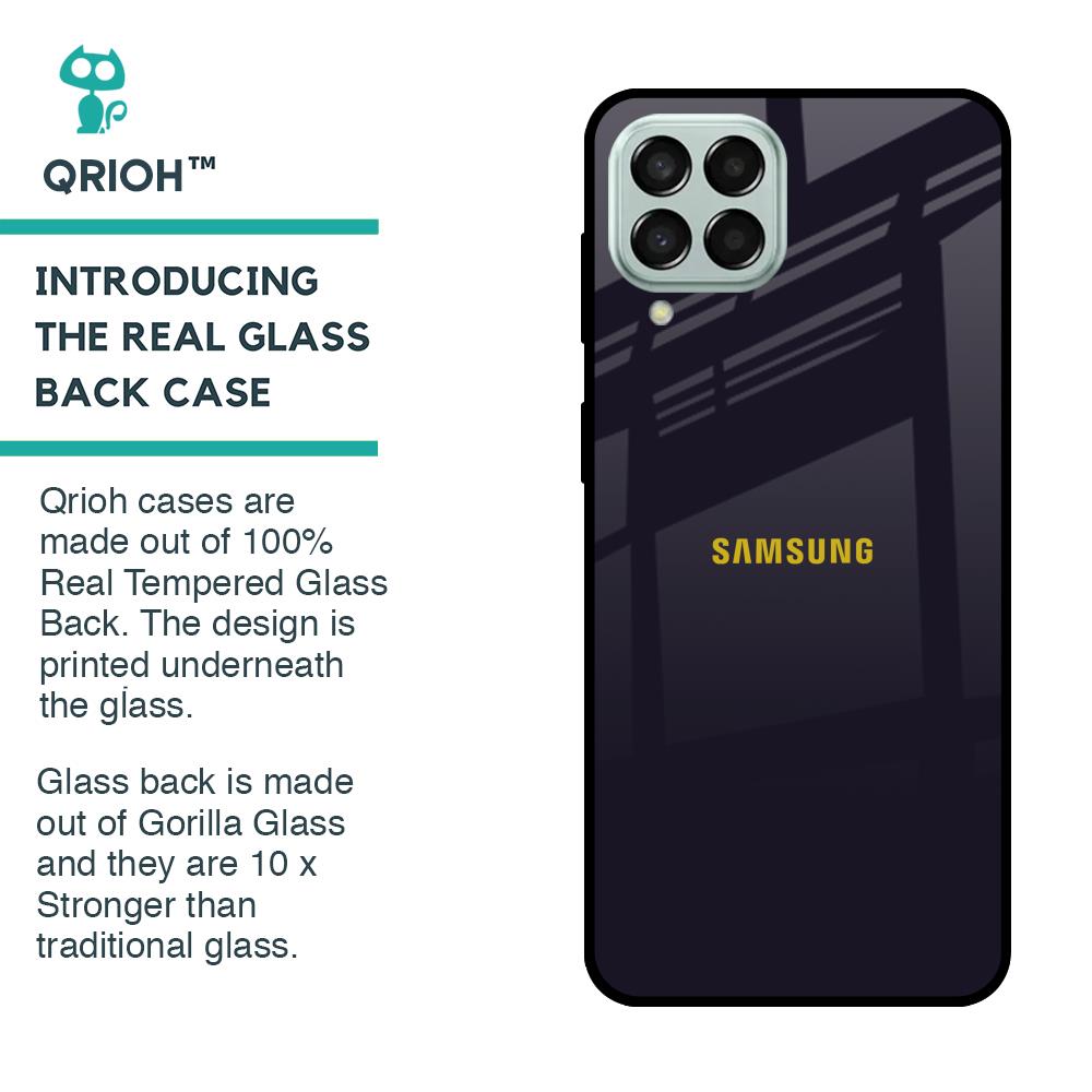Deadlock Black Glass Case For Samsung Galaxy M33 5G