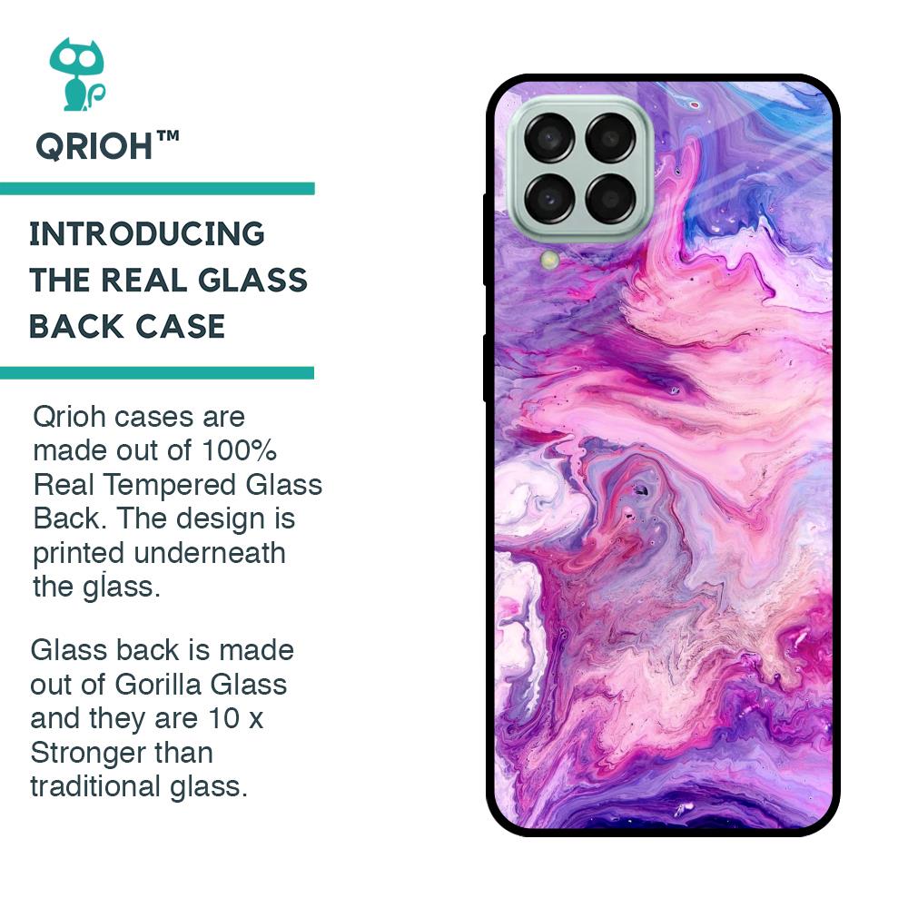 Cosmic Galaxy Glass Case for Samsung Galaxy M33 5G