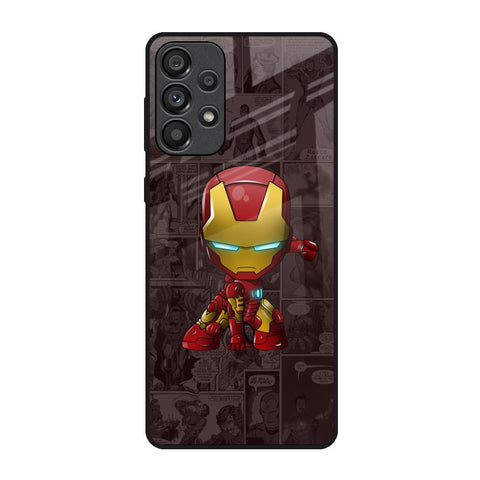 Angry Baby Super Hero Samsung Galaxy A73 5G Glass Back Cover Online