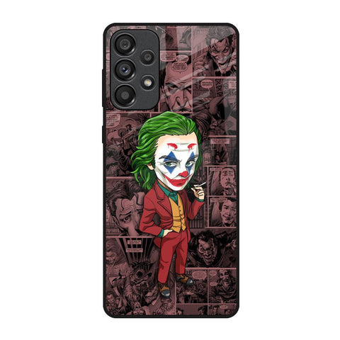 Joker Cartoon Samsung Galaxy A73 5G Glass Back Cover Online