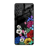 Rose Flower Bunch Art Samsung Galaxy A73 5G Glass Back Cover Online