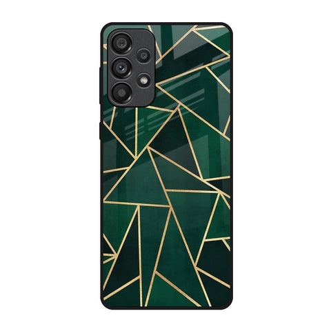 Abstract Green Samsung Galaxy A73 5G Glass Back Cover Online