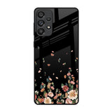 Floating Floral Print Samsung Galaxy A73 5G Glass Back Cover Online