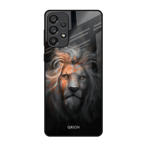 Devil Lion Samsung Galaxy A73 5G Glass Back Cover Online