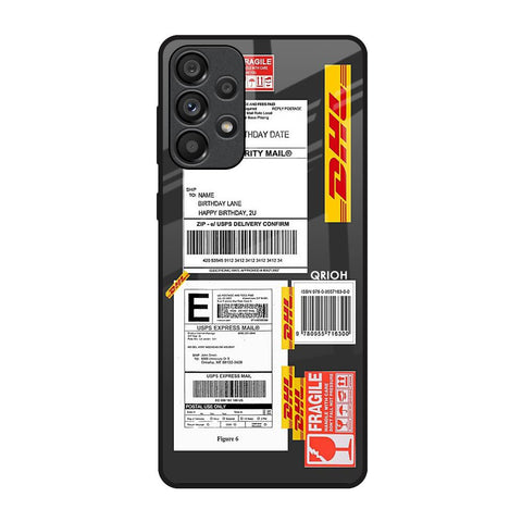 Cool Barcode Label Samsung Galaxy A73 5G Glass Back Cover Online