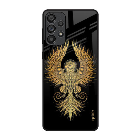 Mythical Phoenix Art Samsung Galaxy A73 5G Glass Back Cover Online