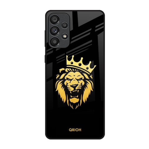 Lion The King Samsung Galaxy A73 5G Glass Back Cover Online